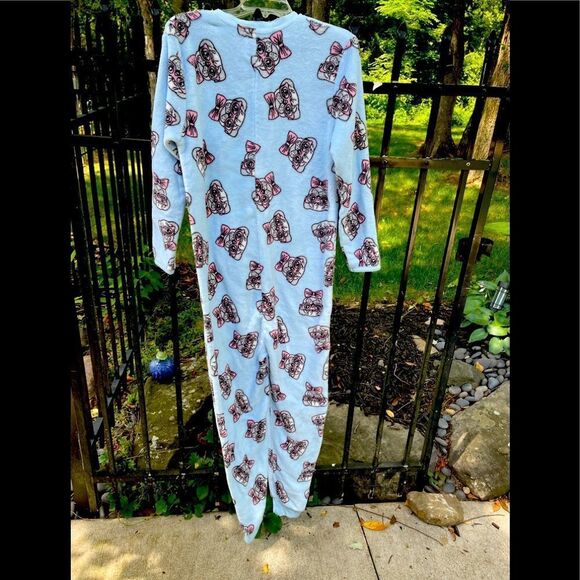 LOVE TO LOUNGE soft cozy onesie in Pug Print - Picture 3 of 3